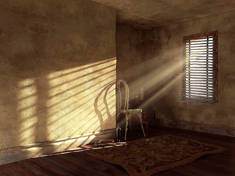 Sunlit Room with Chair