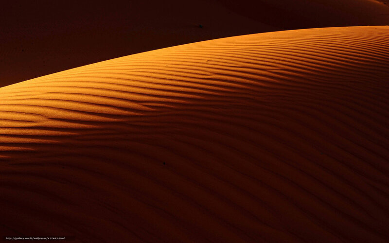Sunlit sand dunes at dusk