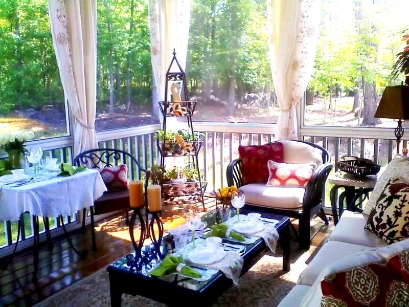 Sunlit Screened Porch