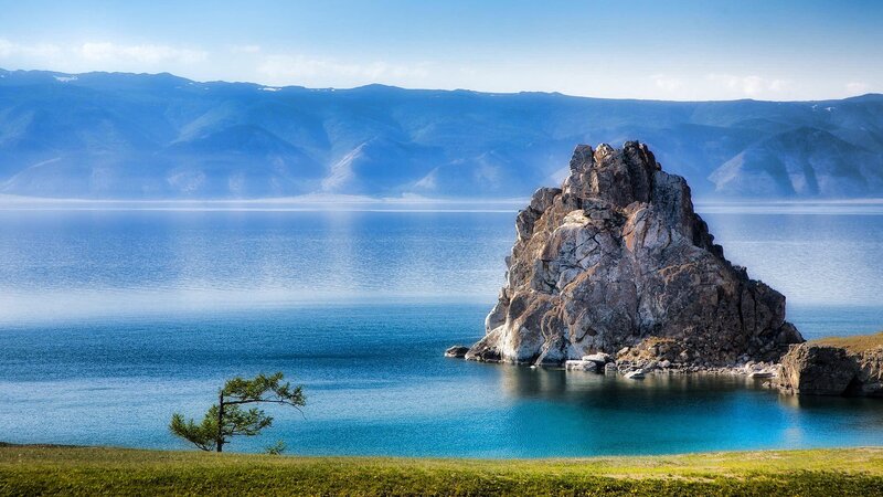Sunny day at Olkhon Island