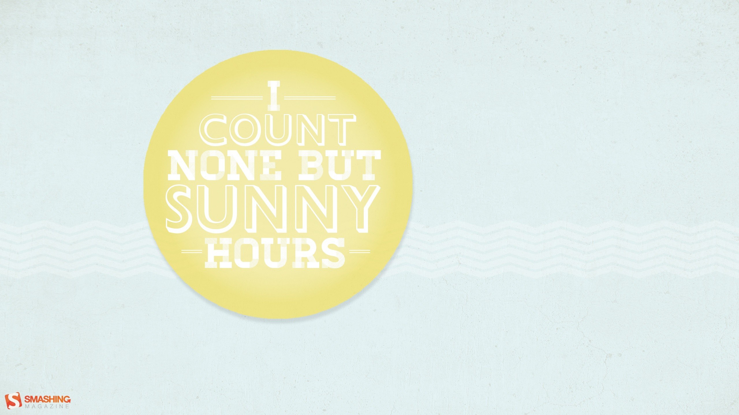 sunny hours quote graphic