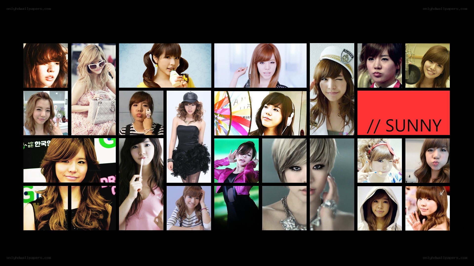 Sunny photo collage