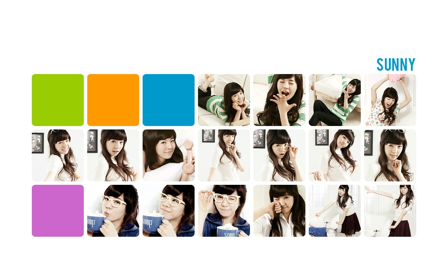 Sunny photo collage