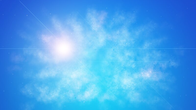 sunny sky with clouds