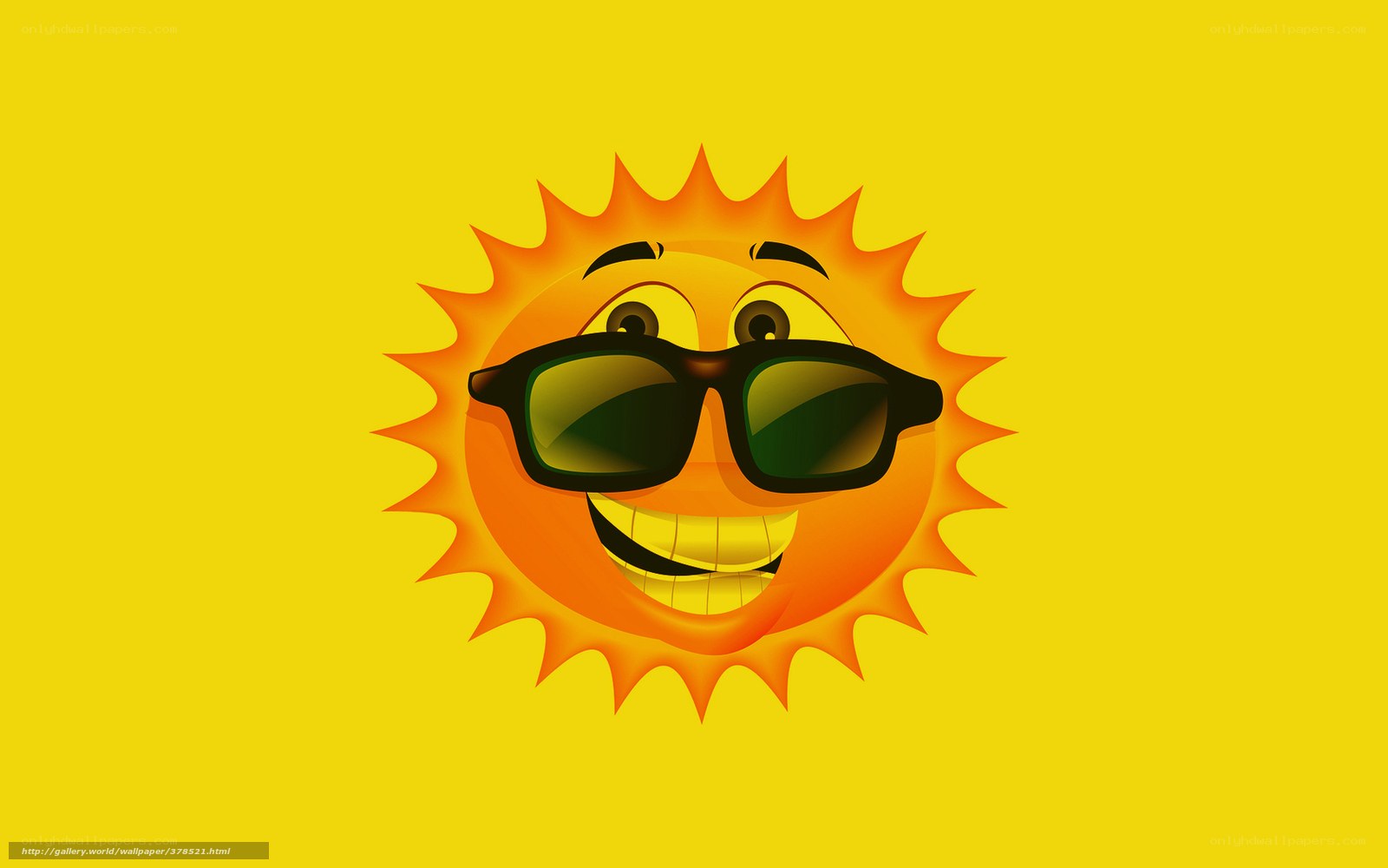sunny smile with sunglasses