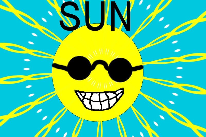 sunny sun character