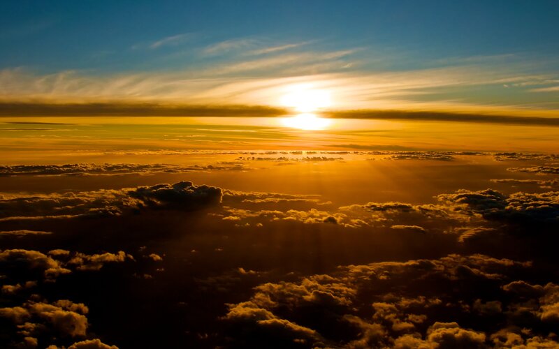 Sunrise Above Clouds