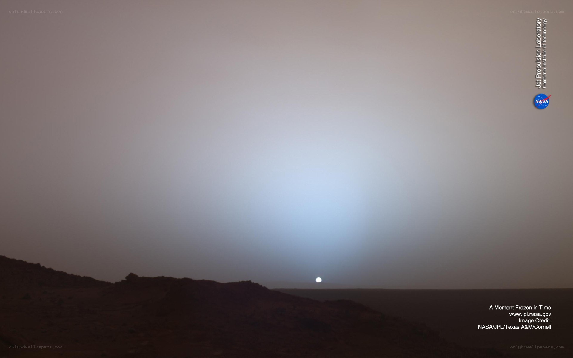 Sunrise on Mars