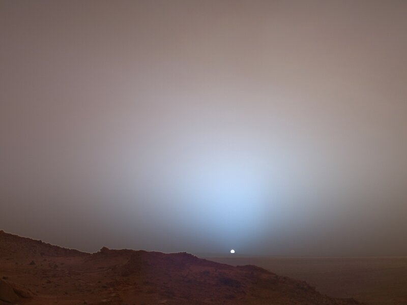 Sunrise on Mars — Brown