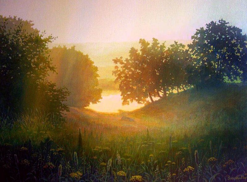 Sunrise over a River