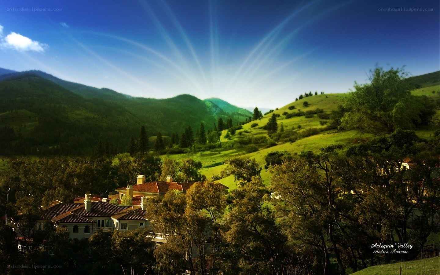 Sunrise over Arlequin Valley