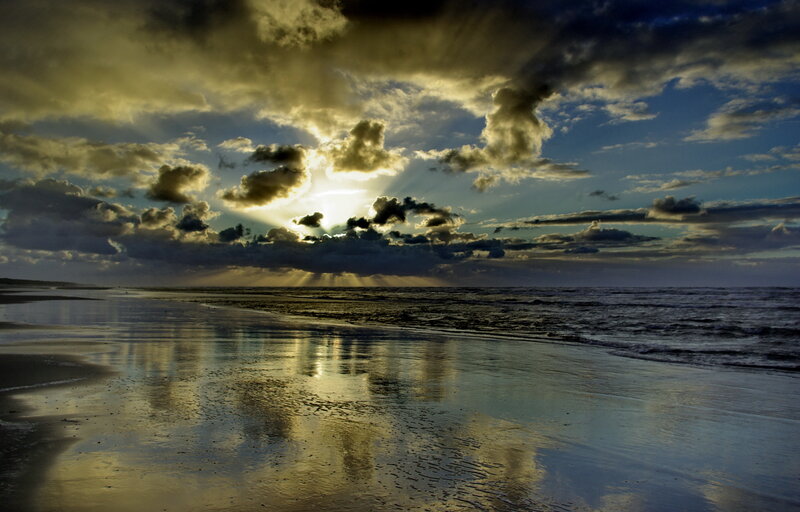 Sunrise over Beach