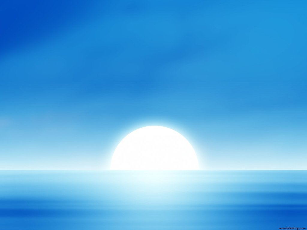 Sunrise over calm ocean