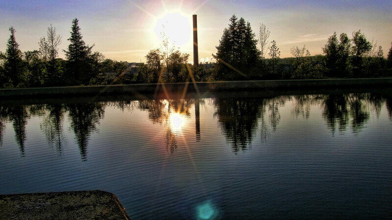 Sunrise over Canal