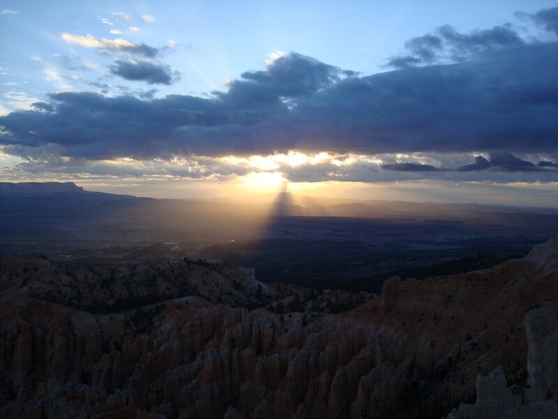 Sunrise over Canyon