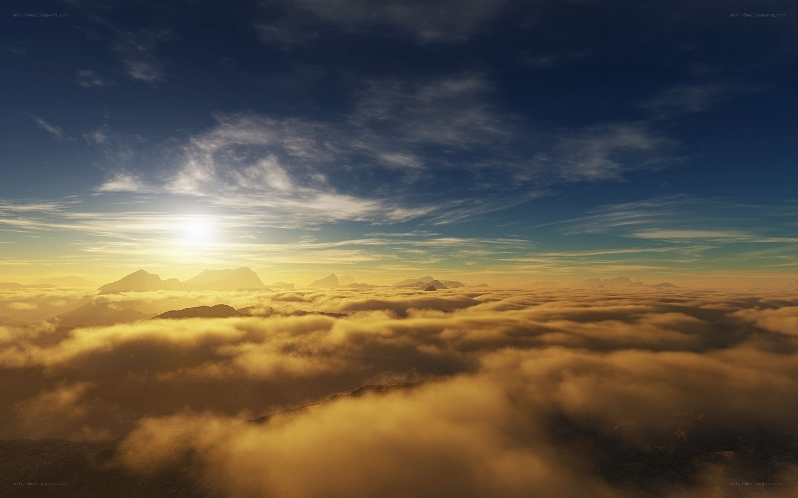 Sunrise over Clouds