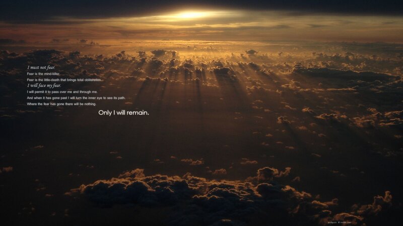 Sunrise over Clouds — Gold