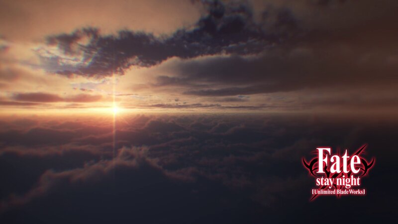 Sunrise over Clouds — Orange, Dramatic, 3d Render