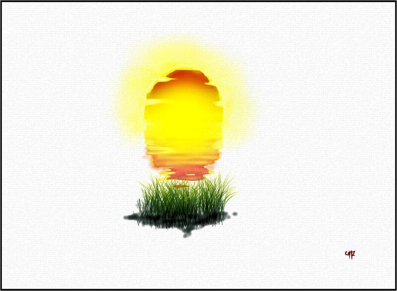 Sunrise over Grass