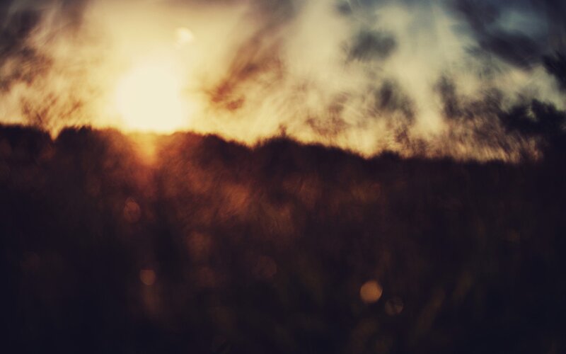 Sunrise over Hills — Brown