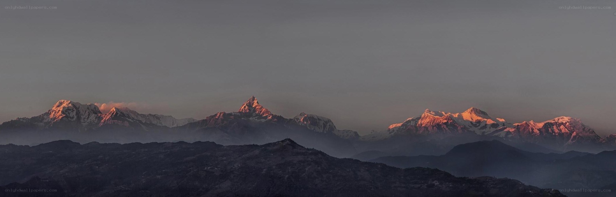 Sunrise over Himalayan peaks