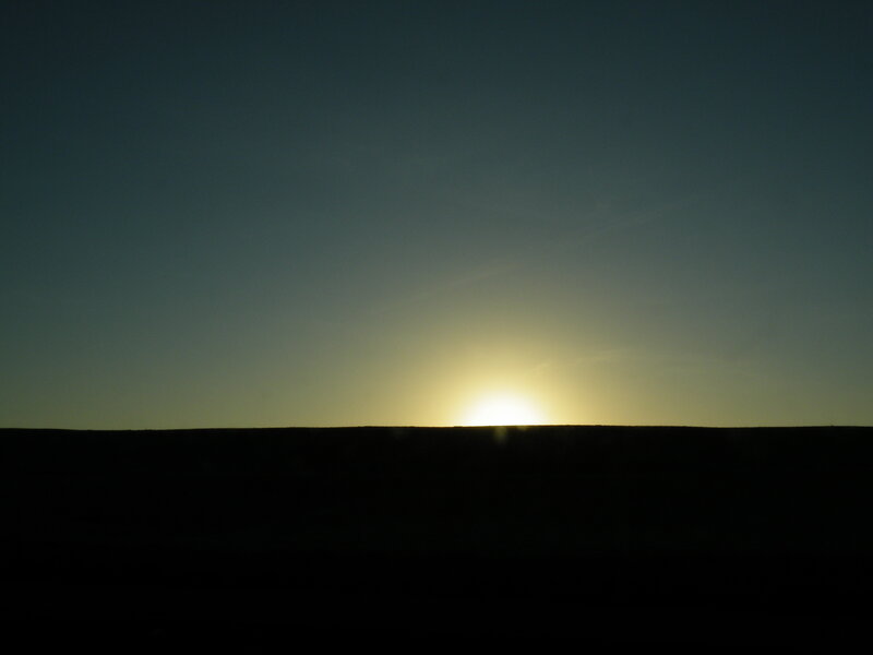Sunrise over Horizon — Yellow