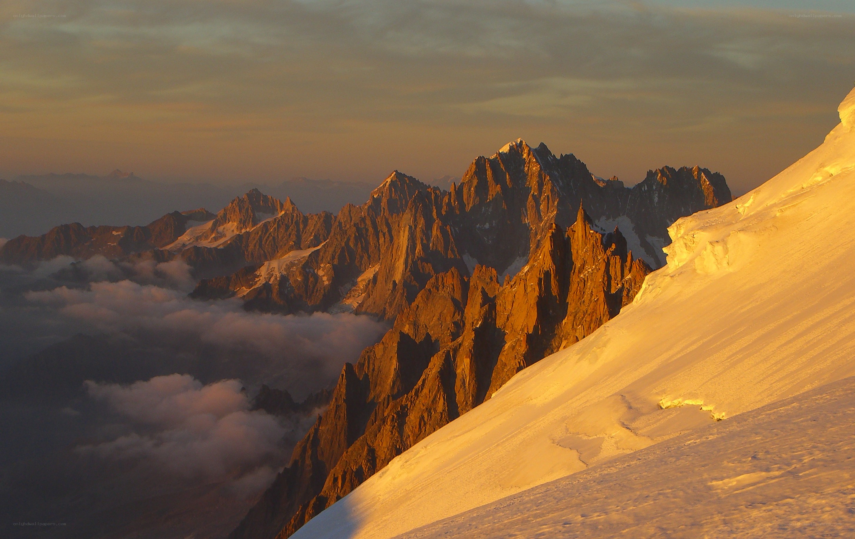 Sunrise over Mont Blanc