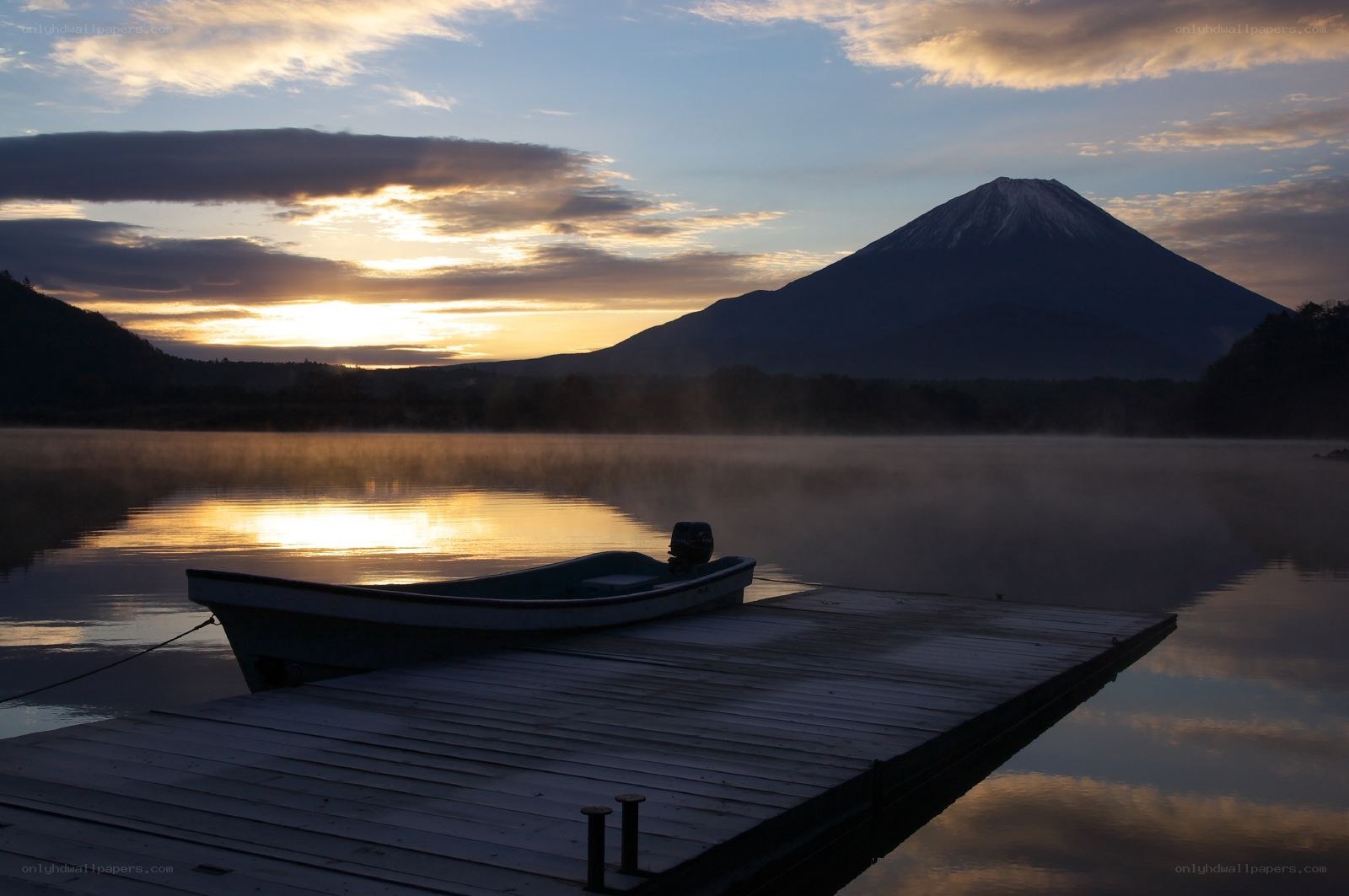 Sunrise over Mount Fuji