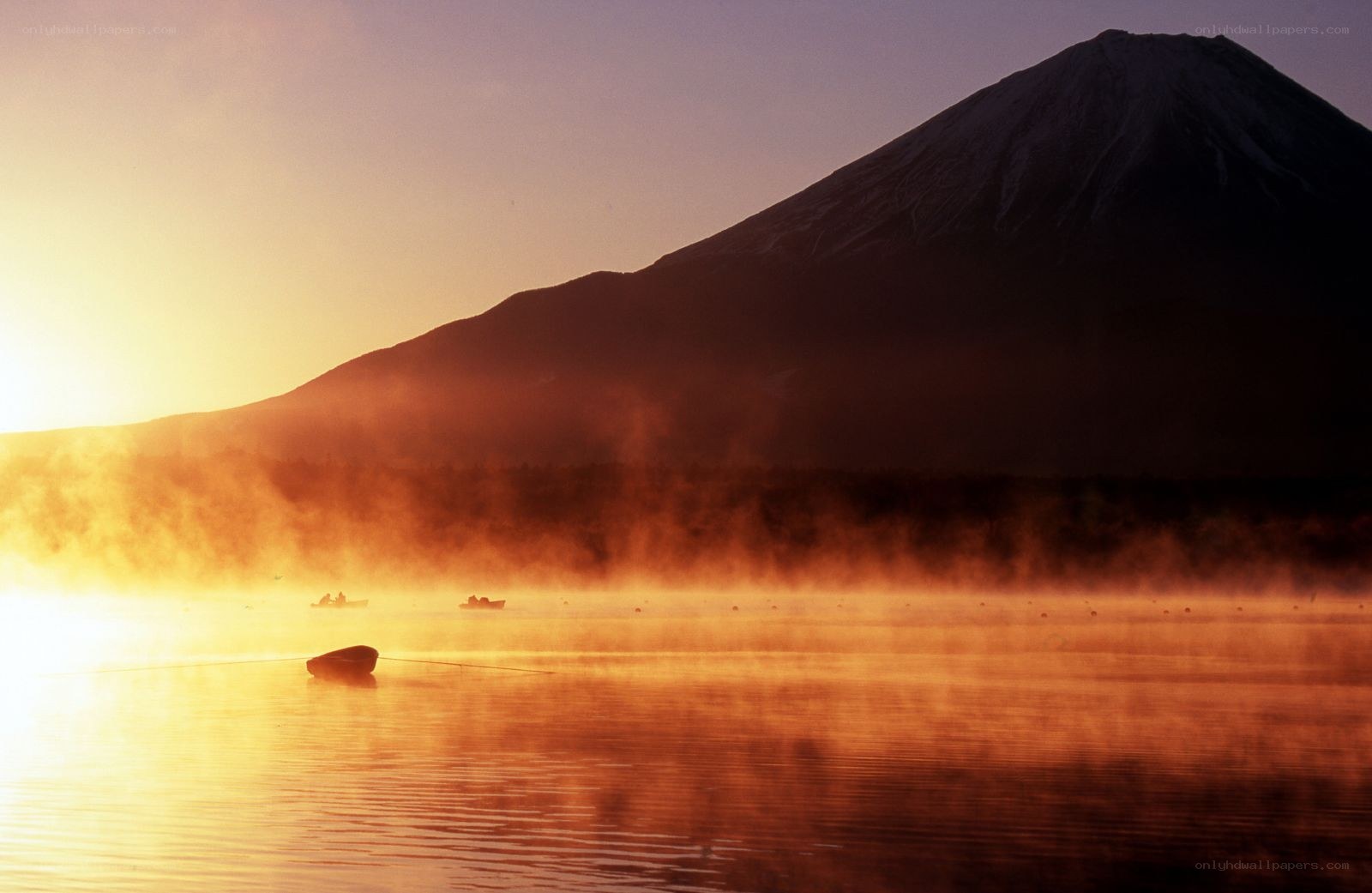 Sunrise over Mount Fuji