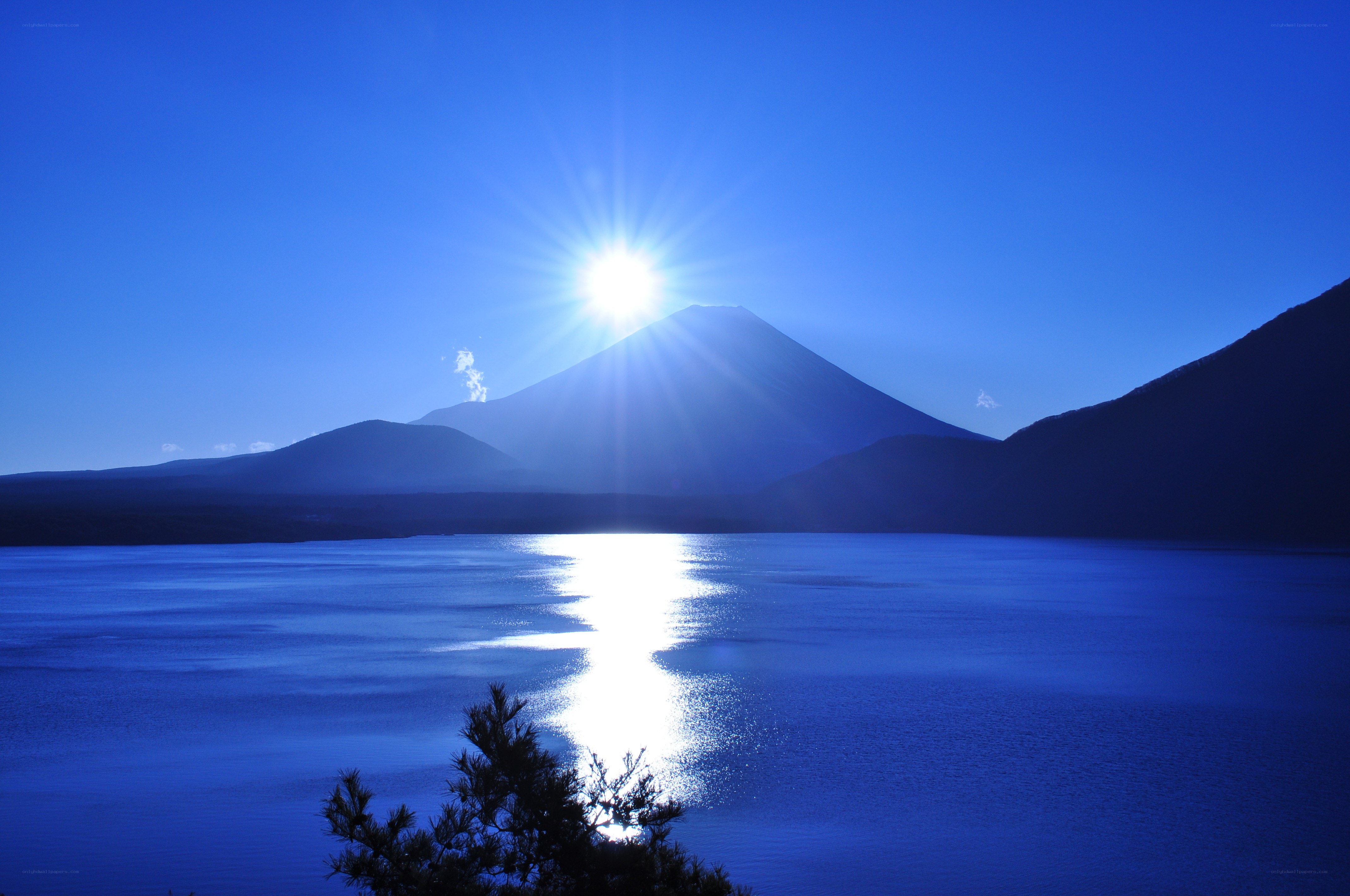 Sunrise over Mount Fuji