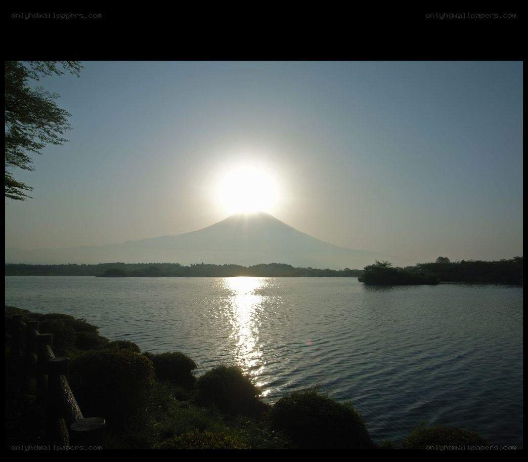 Sunrise over Mount Fuji