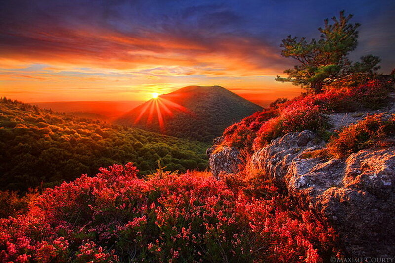 Sunrise over Mountain