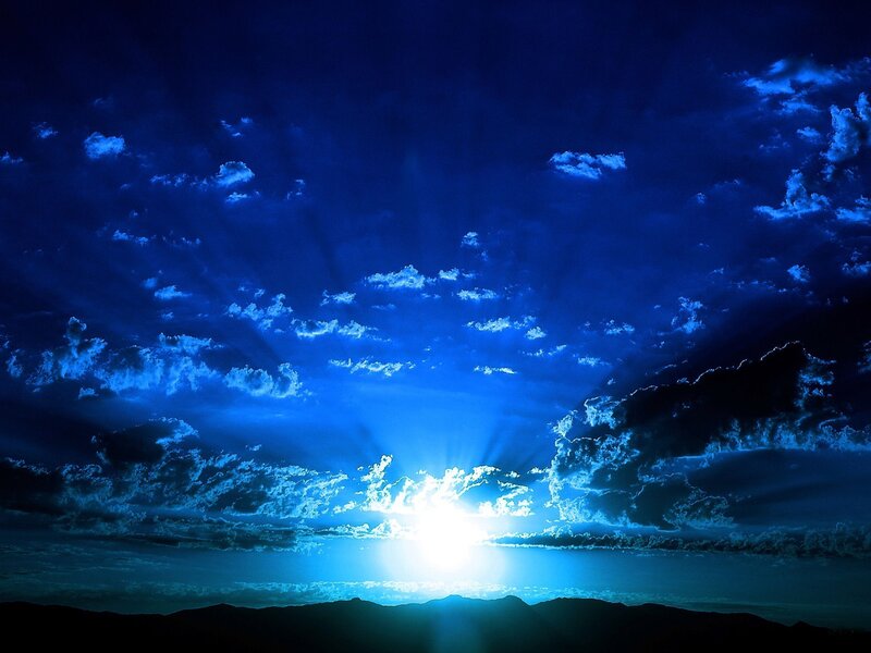 Sunrise over Mountains — Sun
