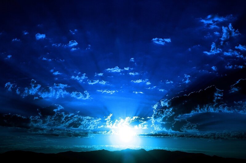Sunrise over Mountains