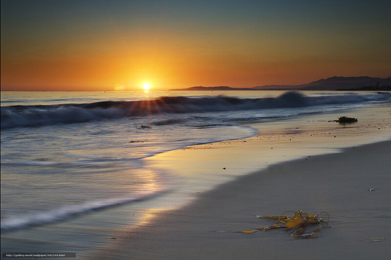 Sunrise over Ocean Beach — Orange