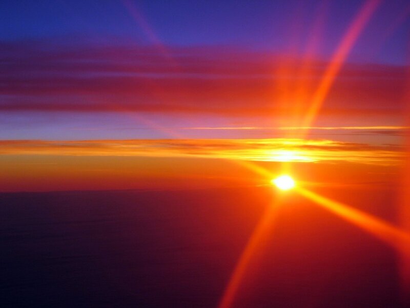 Sunrise over Ocean — Orange