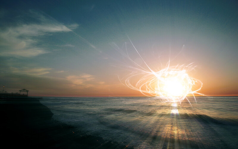 Sunrise over Ocean