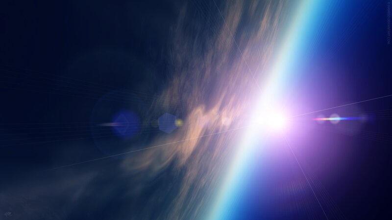 Sunrise over Planet