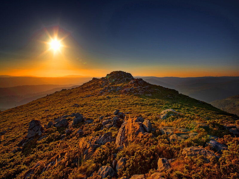 Sunrise over Rocky Hill — Orange