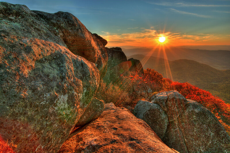 Sunrise over Rocky Peak