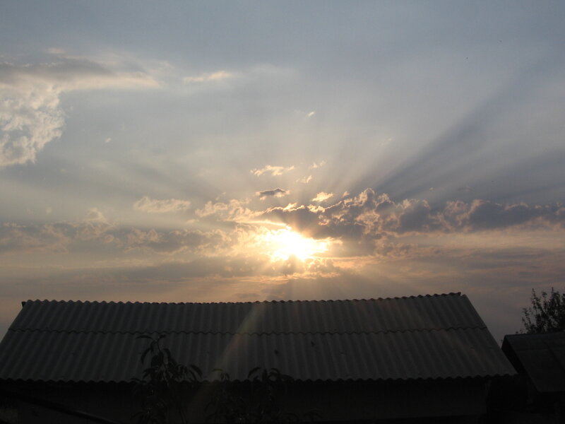 Sunrise over Roof