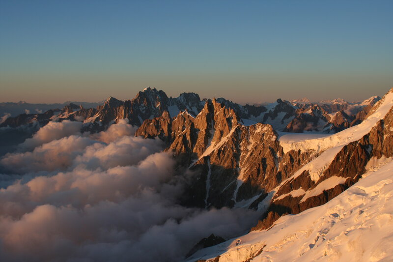 Sunrise over the Alps
