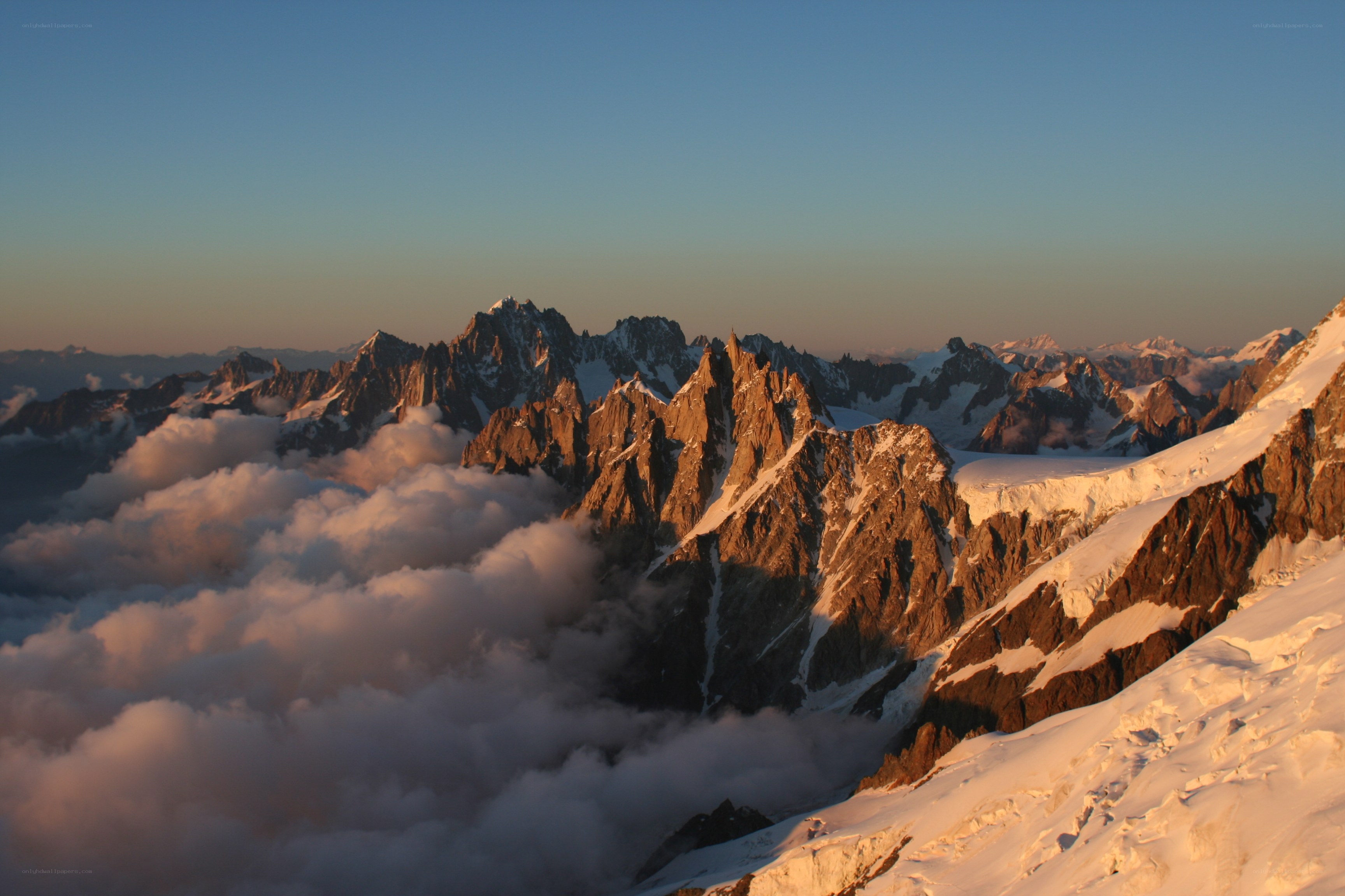 Sunrise over the Alps