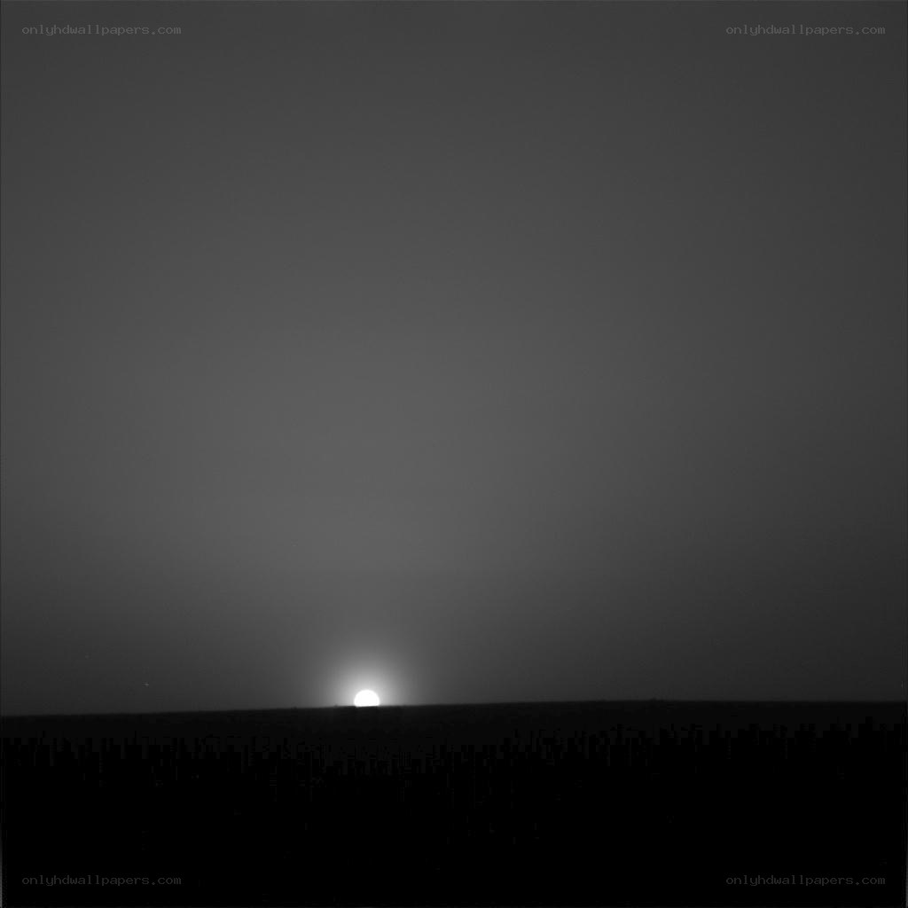 Sunrise over the horizon