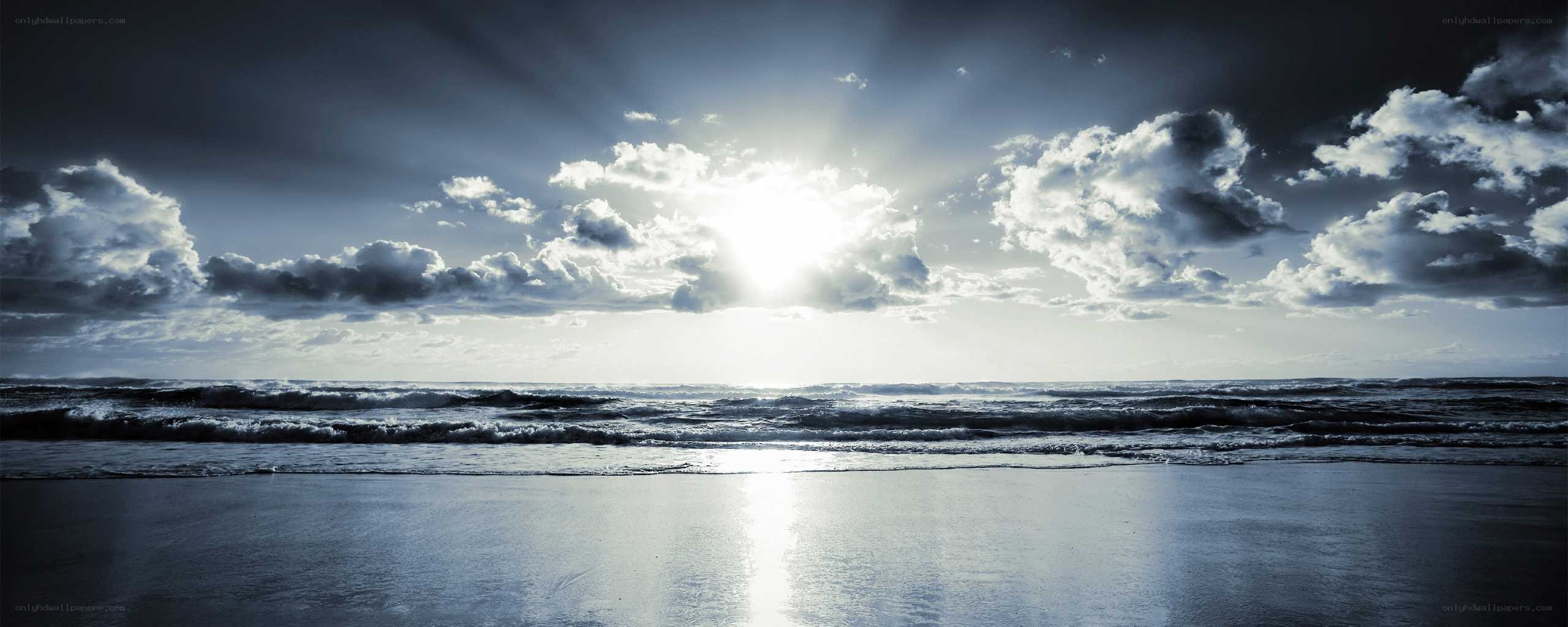 Sunrise over the ocean