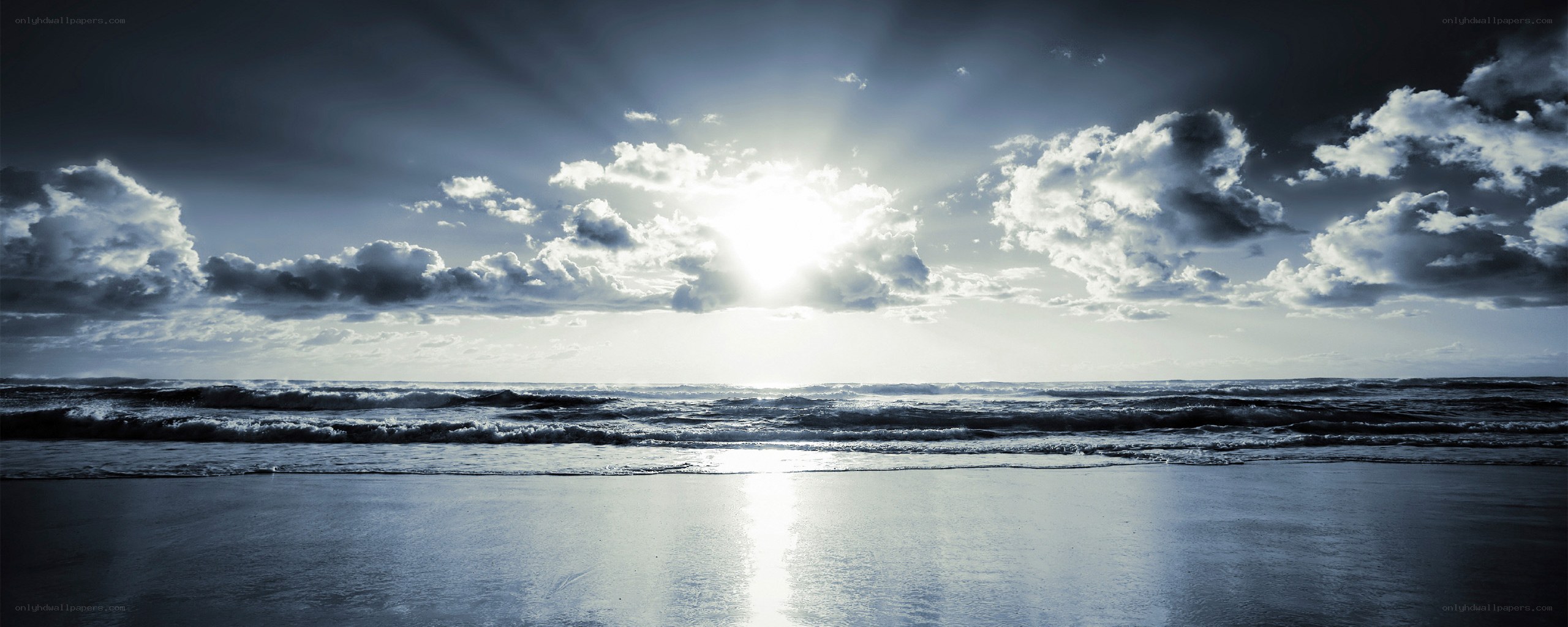 Sunrise over the ocean
