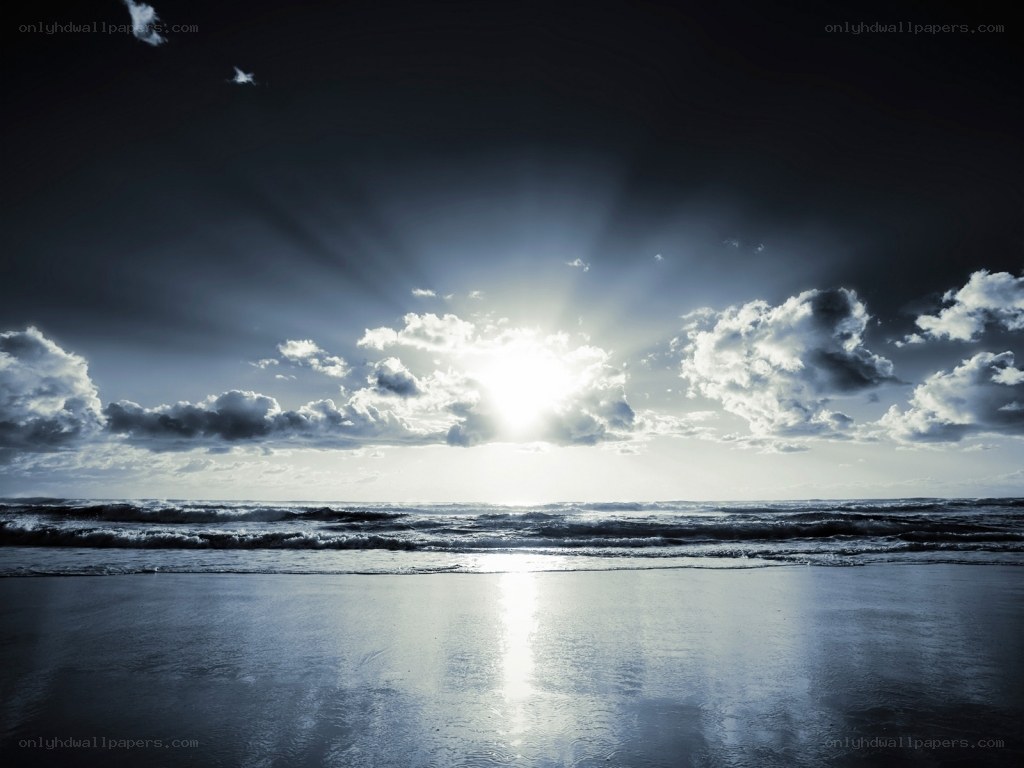 Sunrise over the ocean