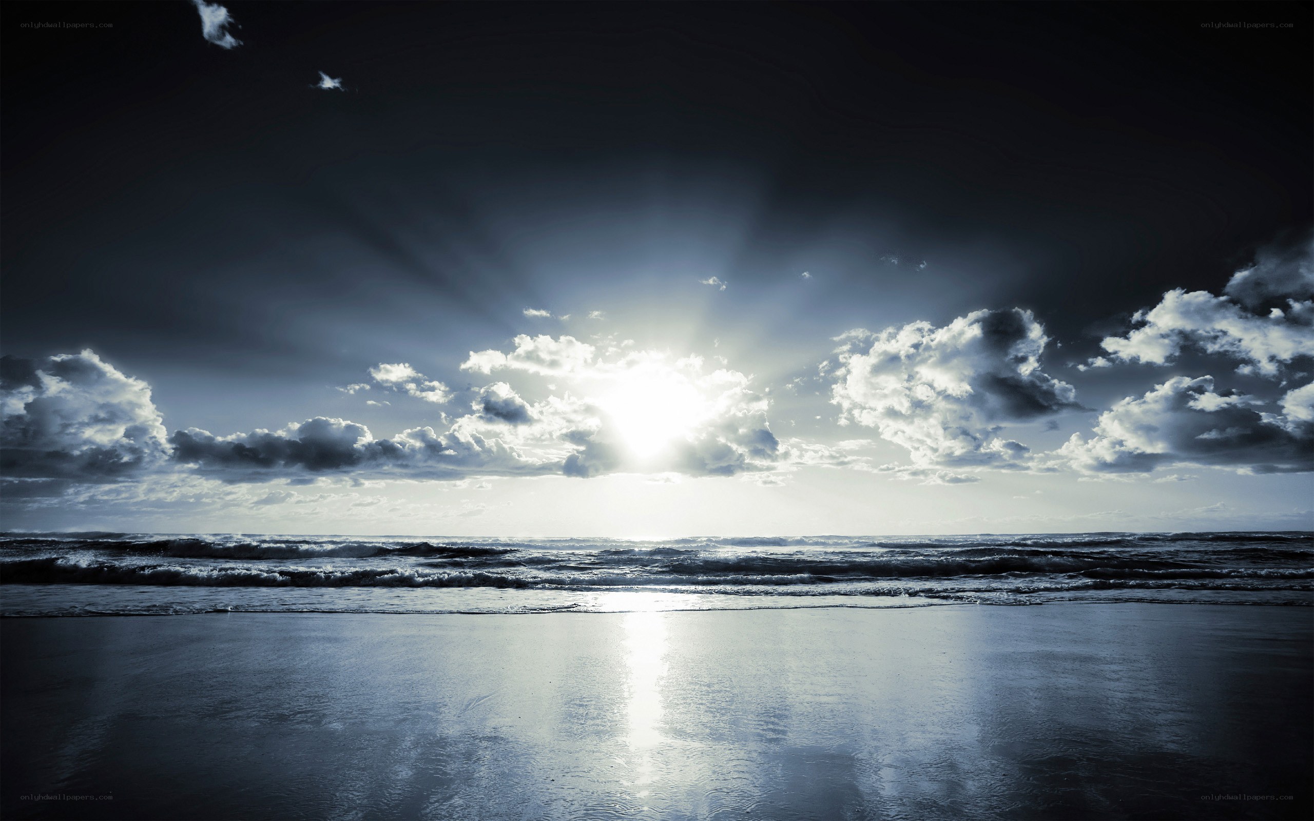 Sunrise over the ocean