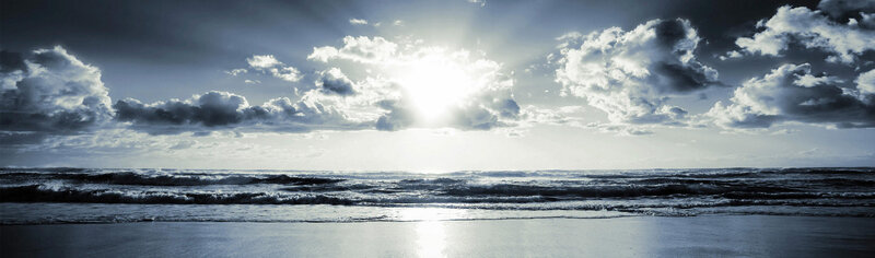 Sunrise over the ocean