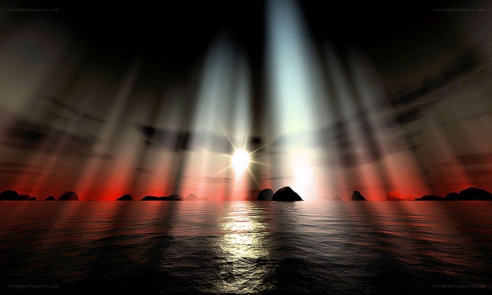 sunrise over the sea